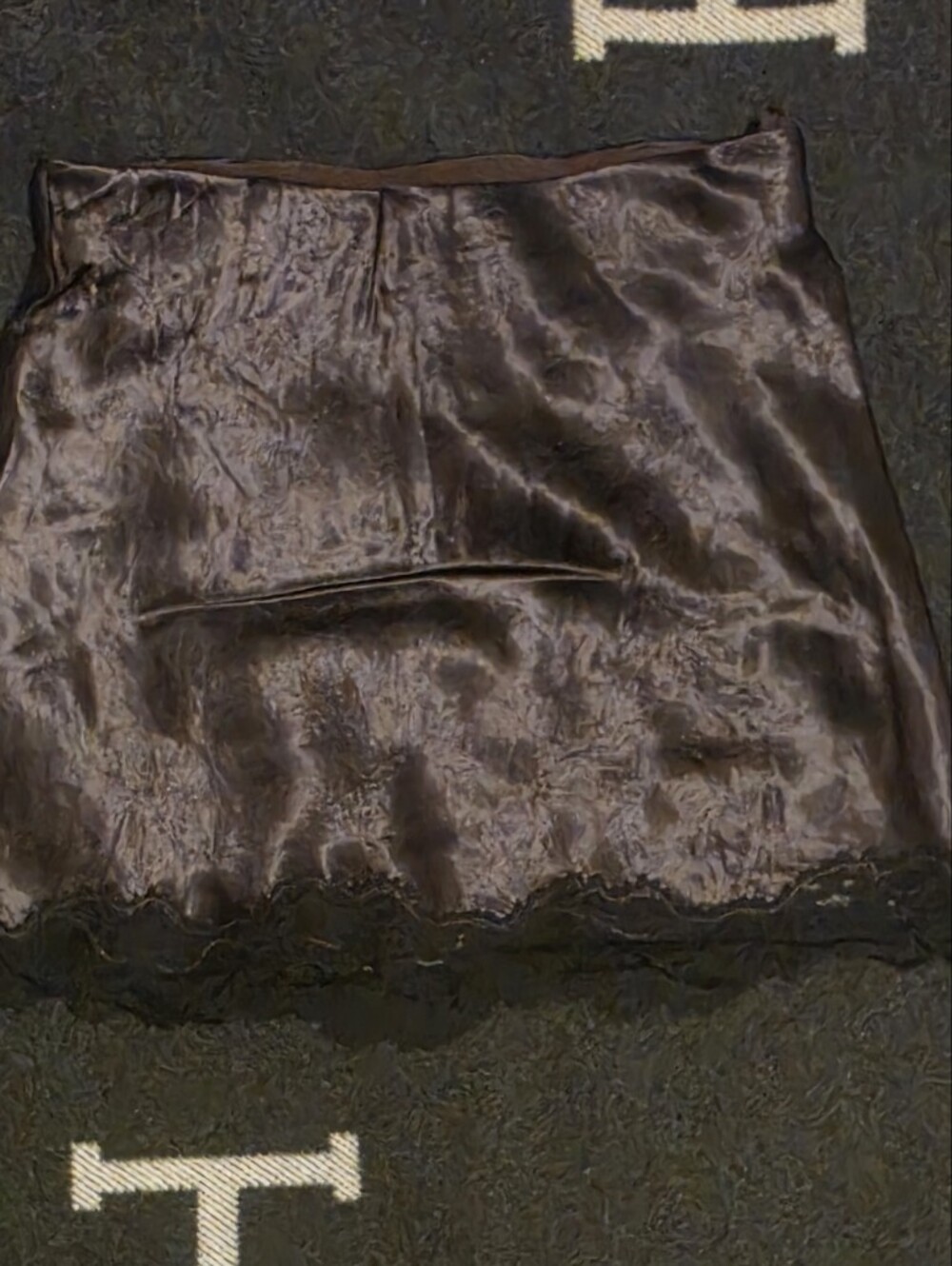 Babaton Downtown Satin Skirt